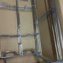 6 Pack - Professional Fixed Chafing Wire Rack: Heavy Duty Plated Steel Chafer Stand for Full Size & Half Size Steam Table Pans, Industry Compatible, Stackable for Catering & Banquets