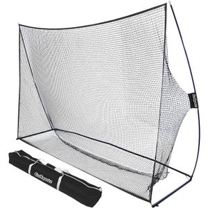 GoSports Golf Practice Hitting Net - Choose Between Huge 10 x 7 ft or 7 x 7 ft Nets - Personal Driving Range for Indoor or Outdoor Use - Designed by Golfers for Golfers