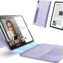 ESR for iPad Air 11 Inch Case with Keyboard M4/M3/M2 (2026/2025/2024) & Air 5th/4th Gen Shift Keyboard Case, Magnetic Detachable Keyboard, Portrait/Landscape Modes, Click-Anywhere Trackpad, Purple