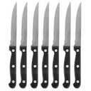 Biosmart Reusable With Silicone Tips Stainless Steel Straws & 
Core Home Steak Knives, 6 pc 