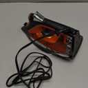 Rowenta Iron Steamer for Clothes, Stainless Steel Soleplate Steam Iron, Microsteam Holes, 1700 Watts, Lightweight, Auto-off, Black, DW2360