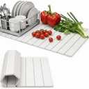 Large Stone Dish Drying Mat, 24" x 16" – Fast-Drying Diatomaceous Earth Kitchen Counter Mat – Quick Absorption – Non-Slip Modular Design