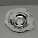 Burner Drip Pans for Electric Stove 715877 and 715878 Chrome Drip Pan 2 X 6" and 2 X 8" Compatible for Cooktop Replacement Parts by MIFLUS