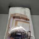 Pinch Pleated Linen Curtains 86 Inch Length 2 Panels Set for Living Room Rustic Farmhouse Beige White Viral Elegant Boho Neutral Semi Sheer Bedroom Curtain Light Filtering Privacy Thick Drapes