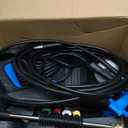 AgiiMan Electric Pressure Washer, 5000 PSI Max 3.6 GPM Power Washer Electric Powered with 20FT Hose, 4 Nozzles, Foam Cannon, High Pressure Cleaner Machine for Cars, Patios, Driveways, Fences, Sapphire