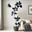 6ft Artificial Rubber Tree Faux Plants Indoor Faux Floor Artificial Trees Indoor,Fake Plant Fake Tropical Plants,Large Floor,Real Touch Rubber Tree for Home Decor