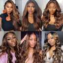 34 34 34 Inch P430 Human Hair Bundles Highlight Body Wave Bundle Brazilian Virgin Hair 3 Bundles Color 30 Body Wave Bundle Hair Weave