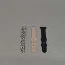 3 Pack Leopard Engraved Bands Compatible with Apple Watch Band 41mm 40mm 38mm 42mm 44mm 45mm 46mm 49mm Women, Soft Silicone Cheetah Embossed Sport Strap for iWatch Series 10 9 8 7 6 5 4 3 2 1 Ultra