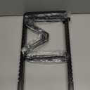 Pots and Pans Organizer under Cabinet, Expandable Pot Lid Organizer Holder with 10 Adjustable Compartment, Pan Organizers inside Cabinet for Lids, Bakeware, Kitchen Storage Pot Rack, Black