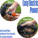 Westinghouse 14-Inch, 10 Amp Corded Electric Tiller Cultivator for Gardening, with 4 Steel Blades
