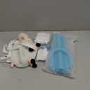 Adult Shepherdess Costume Set with Bonnet White Stockings With Blue Bow Plush Sheep Bag Shepherd's Crook (Bonnet+Stockings+Sheep Bag+Sheephook)