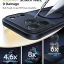 Magnetic Shockproof for iPhone 17 Pro Max Case, [Fit for MagSafe] Military-Grade Protection [Full Camera Coverage] Durable Translucent Matte Cover for iPhone 17 Pro Max Phone Case, Black