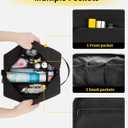Vorspack Travel Toiletry Bag for Men - Hanging Toiletries Bag Water Resistant Travel Bag for Toiletries Accessories