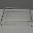 Acrylic Monitor & Laptop Stand Riser - Clear Computer & Laptop Stand for Desk - Compatible with iMac, MacBook & All Notebooks - White Aesthetic Decoration for Office & Home