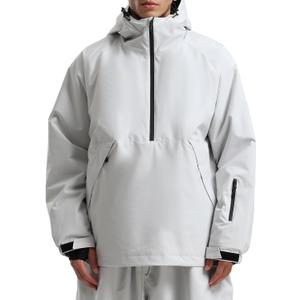 GSOU SNOW Womens Snowboard Jacket Men Snow Jacket Warm Waterproof Coat Ski Jacket for Winter Sport (X-Large, Grey)