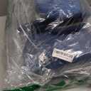 YIHOUSE Bathroom Rugs Mat Set 3 Piece Dark Blue, Memory Foam Bath Mats Sets, Non Slip Water Absorbent Washable Bath Rugs for Sink, Toilet and Floor