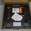 Adjustable Laptop Stand, Computer Stand with 360 Rotating Base, Ergonomic Laptop Riser Mount for Desk Foldable Protable Computer Desk Fits with MacBook Pro Air (10-16") - Black