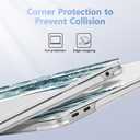 May Chen Compatible with New MacBook Air 13 inch Case 2021, 2020 2019 2018 Release Model: M1 A2337 A2179 A1932, Plastic Hard Shell Case Cover for Mabook Air 13 inch with Retina Dispaly, Great Wave