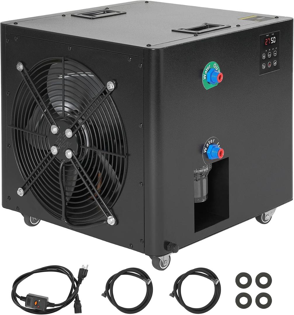 1HP Cold Plunge Chiller for Cold Therapy, WiFi Smart & Cools to 37°F