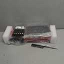 Braiding Hair Rack with Tray, 144 Pegs Height Adjustable Braiding Rack, 2-side Hair Extension Holder Hanger, Hair Stand with Stylist Hair Braiding Tools for Hair Salon Home Traveling (Pink)