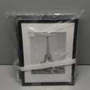 upsimples 11x14 Picture Frame Set of 5, Display Pictures 8x10 with Mat or 11x14 Without Mat, Wall Gallery Photo Frames, Black