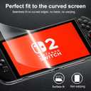 Compatible with Nintendo Switch 2 Screen Protector Film, Flexible Soft Full Coverage Clear Thin TPU Film,Anti-Bubble,High Definition,Anti Scratch for Switch 2 7.9" in 2025
