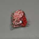 16 Pieces Christmas Candy Cane Ornaments, Decorative Colorful Mini Candy Cane Hanging Ornaments Polymer Clay Christmas Mint Pendants for Party Home Decoration