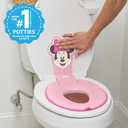 Bright Starts Disney Baby Minnie Mouse Flip & Sit Potty Training Seat, Attaches to Toilet Securely, Space Saving Design Fits Most Toilets