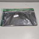 2Pack Black Magnetic Board,17.5" x 11.4" Magnet Bulletin Board to Display Magnetic Notes, Poetry, Photos, Suitable for Wall, Refrigerator, Cabinet etc, Come with 8 Pcs Dual Lock Tape and Screws