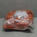 Bedsure Gentlesoft Sherpa Fleece Throw Blanket for Couch - Fluffy & Cozy Cable Jacquard Tufted Throw for Women Gift, Thick and Warm Christmas Blanket for Winter, Orange, 50x60 Inches