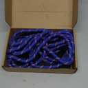 Plutus Pet Long Rope Dog Leash with Comfortable Padded Handle, Reflective Nylon Heavy Duty Rope Leash, 15FT 20FT 30FT for Small Medium Large Dogs (15FT, Navy Blue)