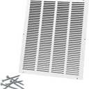 Howeall 16"W x 20"H [Duct Opening Size] Steel Return Air Grille, Air Return Vent Cover for Ceiling and Sidewall - HVAC Air Vent Covers - [Outer Dimensions: 17.75"W x 21.75"H]