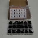 GOOACC 190 Pcs Car Retainer Clips & Fastener Remover - 18 Most Popular Sizes & Applications Auto Push Pin Rivets Set -Door Trim Panel Clips for Toyota, Honda, Nissan, Mazda - Bonus Fastener Remover