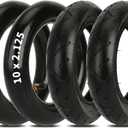 HIAORS 10x2.125 Scooter Tire and Inner Tube Replacement for Segway D40X F20 F25 F30 F40 E-Scooter, 10 inch Electric Scooter Tires for Gotrax G4 GXL V2 Kick scooter Tricycle with Bent Valve Stem(2 Pack)