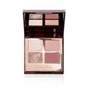 Charlotte Tilbury Bigger, Brighter Eyeshadow Palette - Shimmer & Satin Matte Eyeshadow Quad with a Rich Powder Formula - Includes 4 Complementary Shades - Exagger-Eyes