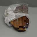 IBosins Corner Shower Stool with Storage Shelf Shower Foot Rest for Shaving Legs Small Bench for Inside Shower to Sit on Bath Seat  Acacia Wood