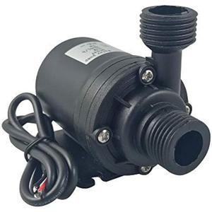 ZAOJIAO DC 12V Brushless Water Pump 1/2'' Male Thread Centrifugal Submersible Pump 800L/H 210GPH 4M/13ft for Fountain Solar Panel Pond Aquarium Water Circulation System