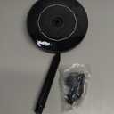 AISITIN DIY Solar Fountain Pump for Water Feature with 3.9ft Cord, Solar Bird Bath Fountain with 6 Nozzles, Solar Powered Water Floating Fountain for Bird Bath, Garden, Ponds Fish Tank, Outdoor (2.8W-Cord, Black02)