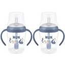 NUK Perfect Match Learner Straw Cup, 5 oz, 2 pack Soft Straw, Easy-Grip Handles, BPA Free, Spill Proof Transition Sippy Cup