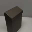 Architectural Mailboxes Modern Heritage Vertical Wall-Mounted Mailbox for Outside, Rust-Resistant Galvanized Steel Metal Small Mail Box, Bronze Modern Wall Mailbox