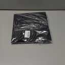 2 x FtyFty Unisex Adult Matte Graduation Cap with Tassel Year Charm (Black)