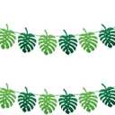 6 Pack Palm Leaf Garland Felt Tropical Garland Summer Banner Hawaiian Luau Party Birthday Baby Shower Decorations Supplies