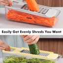 Geedel Professional Mandoline Slicer for Kitchen, Multi Purpose Vegetable Slicer Cutter, Vegetable Cutter Onion Cutter for Veggie Fruit Cheese