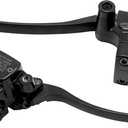 JAVIK Left & Right Brake Master Cylinder Clutch Lever for Honda VT600 VT750 VT1100 VT1300 VTX1300 VF750, OEM# 45510-MFR-305 53172-MR1-000 53178-MAH-000 (Black)