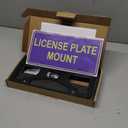 Front Bumper Tow Hook License Plate Mount Bracket Compatible with Cadillac SRX 2003-2009, No Drill Plate Holder, Replacement Frames with Accessories Kit