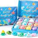 4 Pack Bath Bombs with Toys Inside,2026 Upgraded Bubble Bath Fizzies with Surprise Spring Toys Inside, Gentle Kids Bath Bombs for Boys & Girls, Birthday Gifts & Party Favors