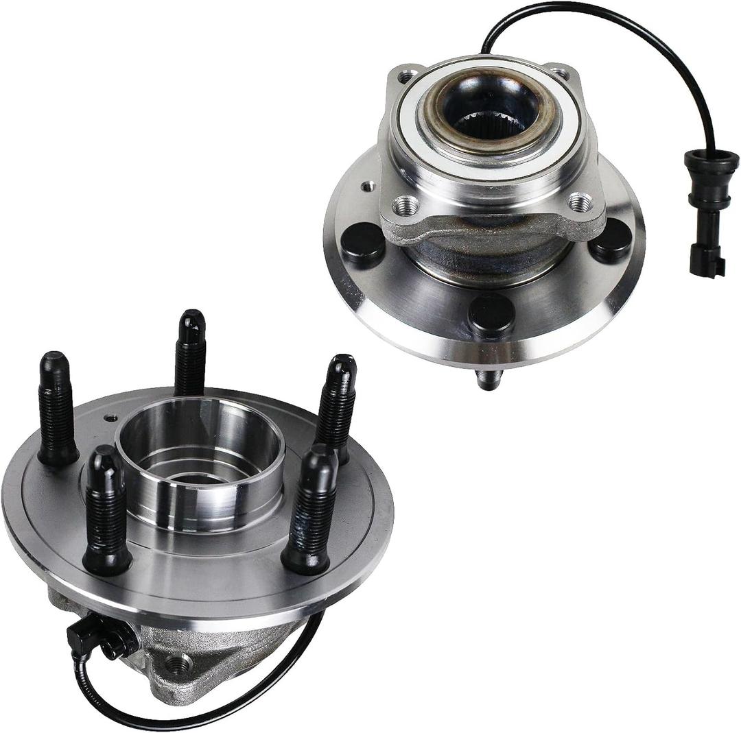 Autoround 512440 Rear Wheel Bearing and Hub Assembly Compatible with Chevy Equinox, GMC Terrain 2010-2017, 5 Lug w/ABS 2PCS