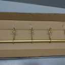 Wesiti Kitchen Rail with 5 Hooks, 21.75" Gold Wall Mounted Utensil