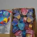 JOYIN 30 PCS Valentine Day Gift Cards with Galaxy Slime Stress Relief Fidget Toys for Kids Classroom Exchange Prizes, Valentines Party Favor