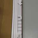 126in Cord Hider Kit, ZhiYo Cord Covers for Wall Mounted TV, Paintable Wire Cover for Cords, TV Cable Hider Wall Kit, Cable Cover Wire Management, White Cords Concealer, 8 x L15.7in W0.95in H0.55in